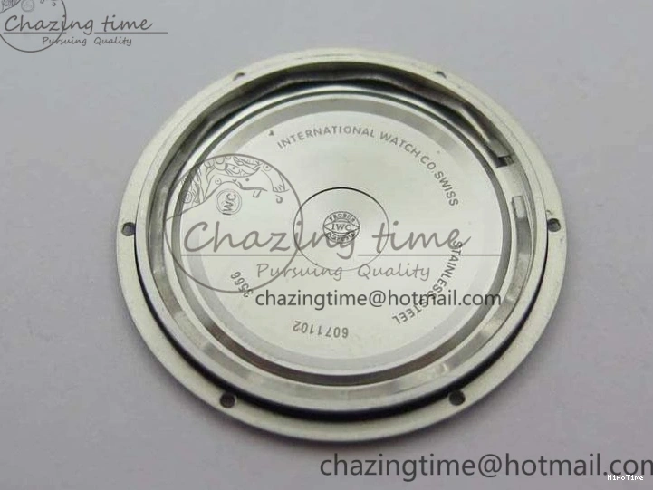 MIROTIME 0201 Da Vinci IW356601 SS TW 1:1 Best Edition Blue Dial On Black Leather Strap A Durable 7239